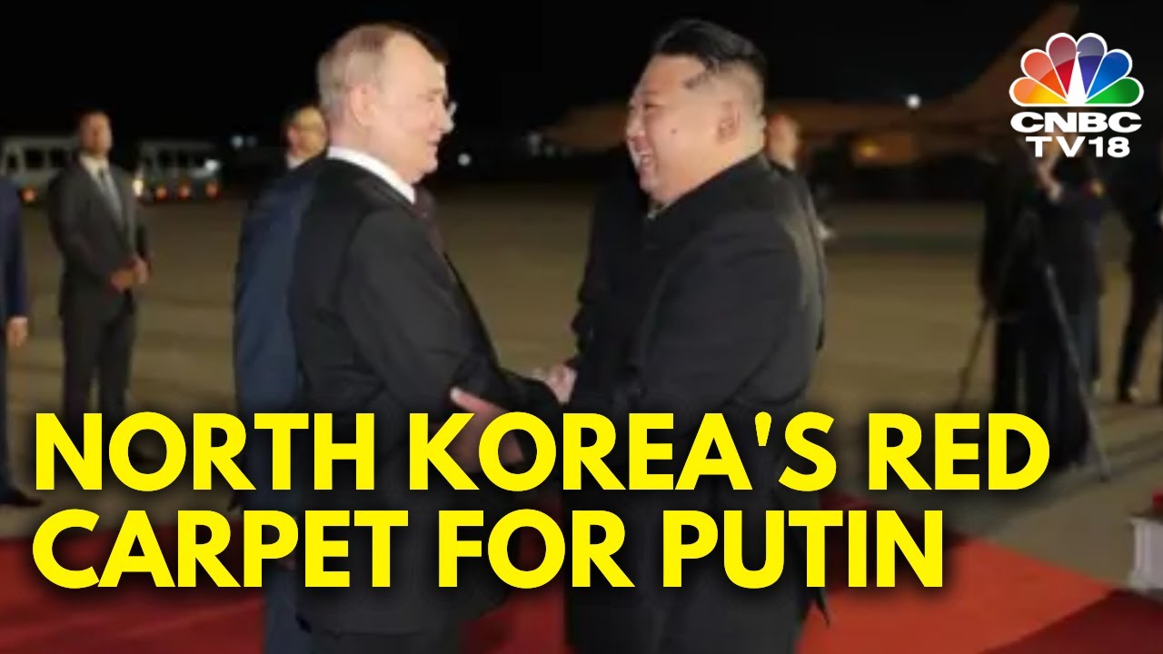 Putin And Kim Jong Un Hug In North Korea| Putin's First Visit In 24 Years | IN18V | CNBC TV18