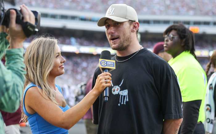 Former Texas A&M Aggies quarterback Johnny Manziel.