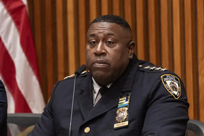 Then-NYPD Chief of Department Jeffrey Maddrey in 2023