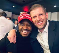 Terrence K. Williams on X: I had a good time laughing and joking around  with @EricTrump God Bless him and his entire family!   https://t.co/8Nxkq8CLh9 / X