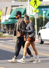 Meagan Good booty in shorts