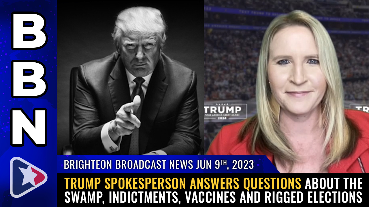 Image: As America descends into banana republic, Trump’s spokesperson Liz Harrington talks with Mike Adams about indictments, vaccines, election interference and more