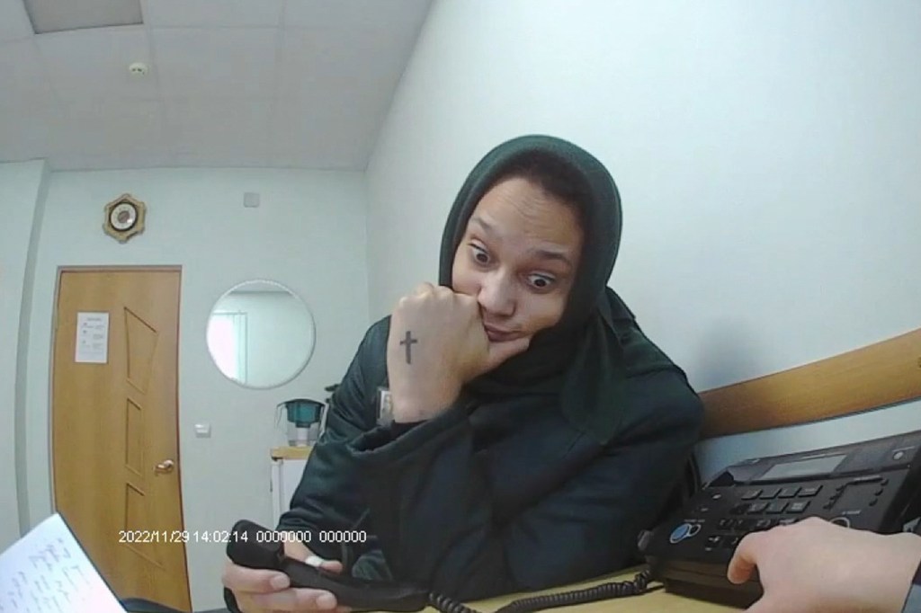 Brittney Griner is seen at Women's Penal Colony No 2.'s Penal Colony No 2.