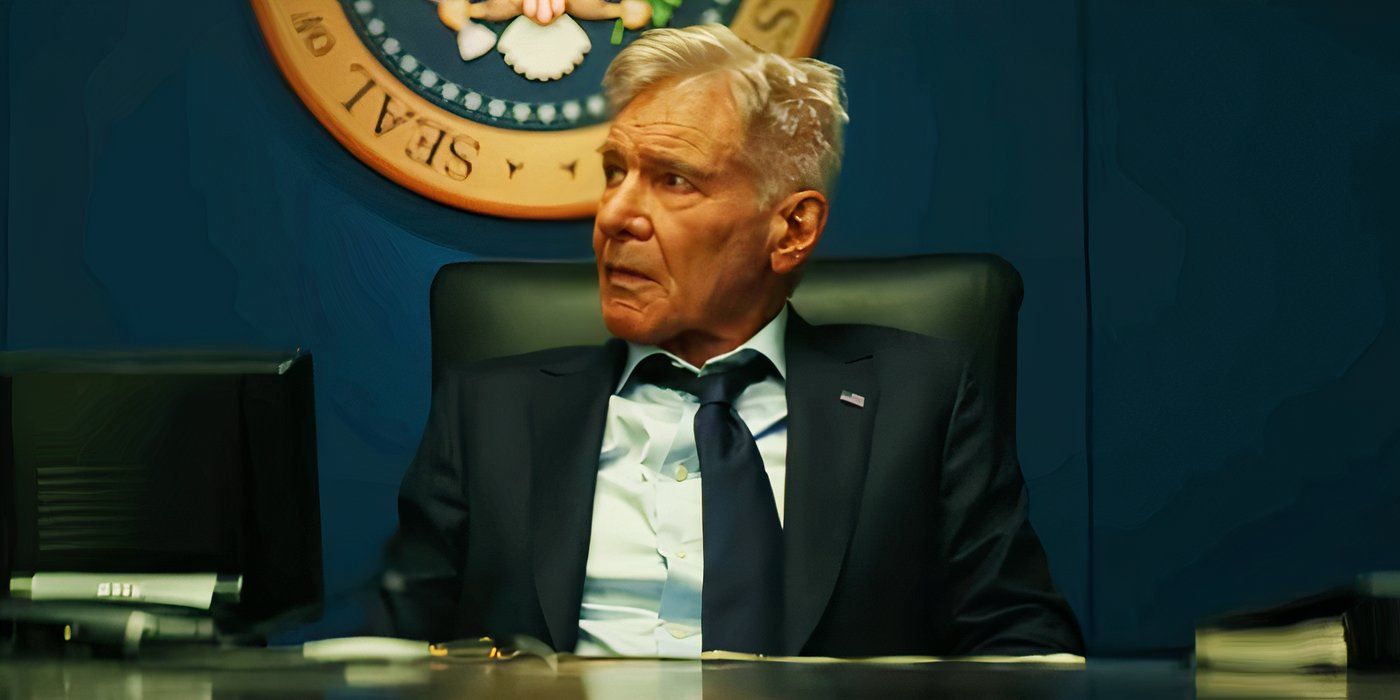 Harrison Ford's President Ross sat down in Captain America Brave New World