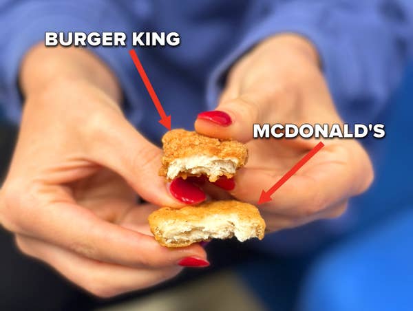 Comparing Burger King and McDonald's nuggets