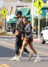 Meagan Good booty in shorts