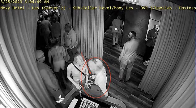 Only stills, several of the images come from footage recorded at the Lower East Side club shortly after Majors is said to have assaulted Jabbari during a cab ride to his apartment