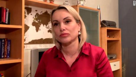 The journalist who protested on Russian state TV says it was 'impossible to stay silent'