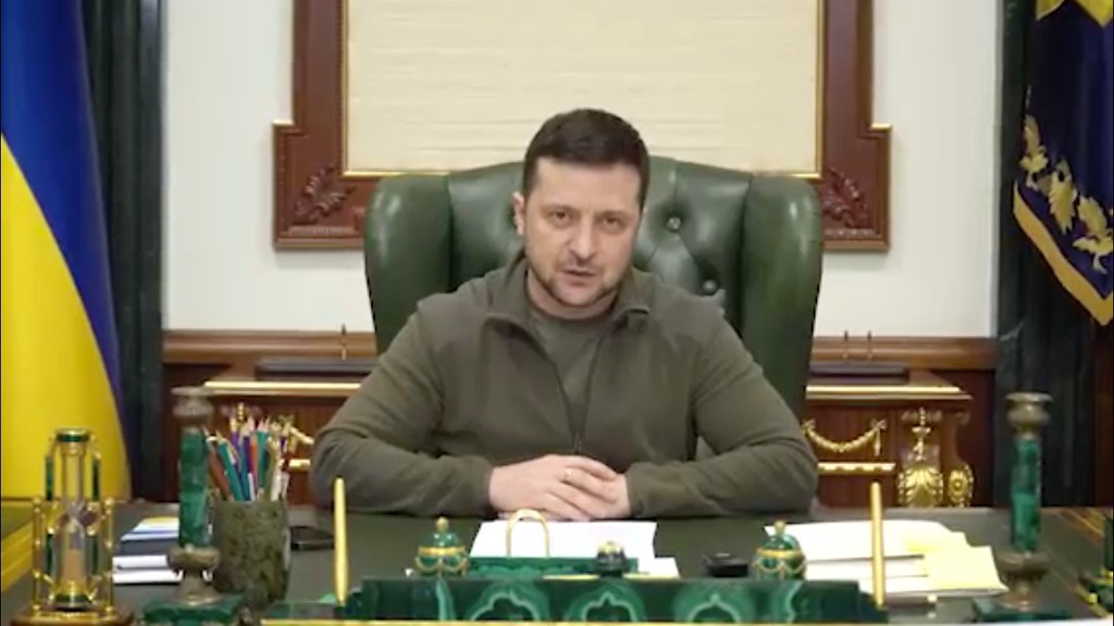 Ukrainian President Volodymyr Zelensky