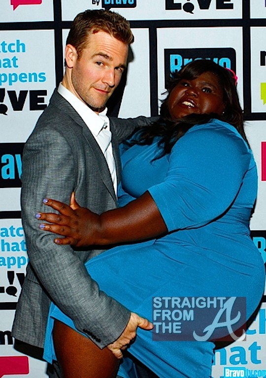 Gabourey-Sidibe-and-James-Van-Der-Beek-on-WWHL-6.jpg