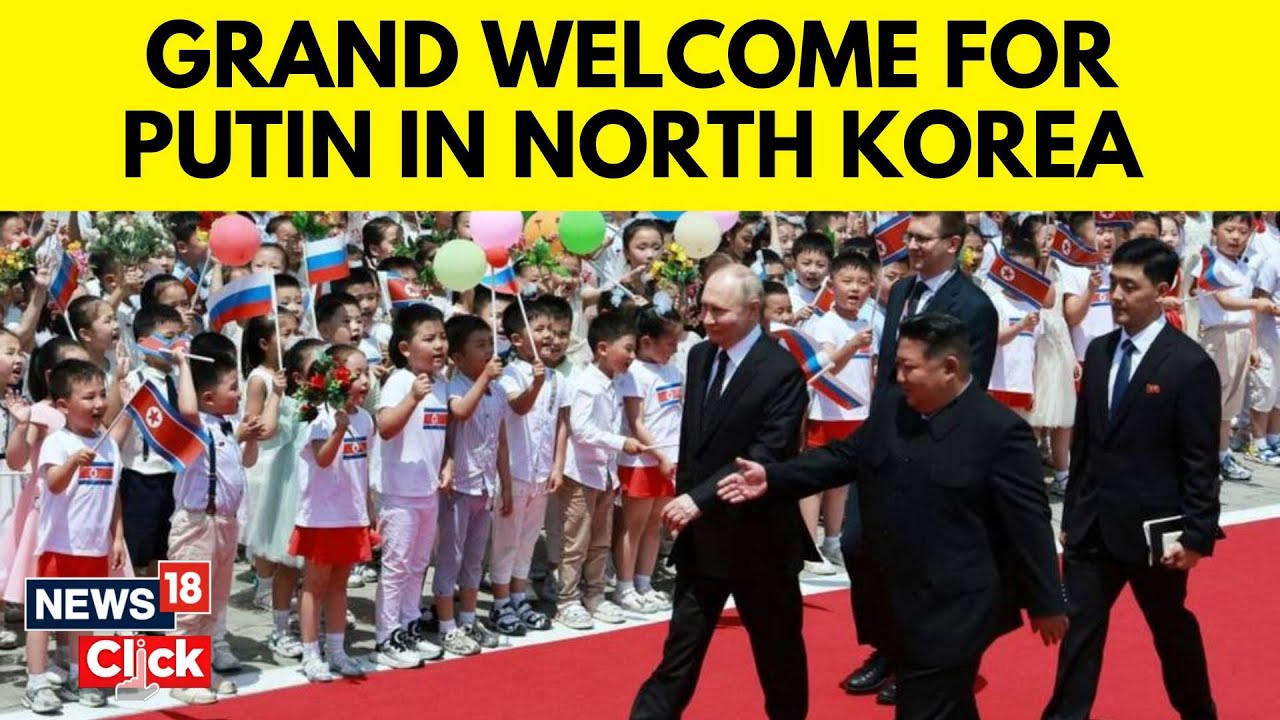 Red Carpet Welcome And A Hug From Kim Jong Un As Putin Visits N Korea | Russia News | News18 | G18V