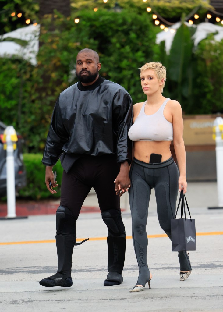 Kanye West and Bianca Censori