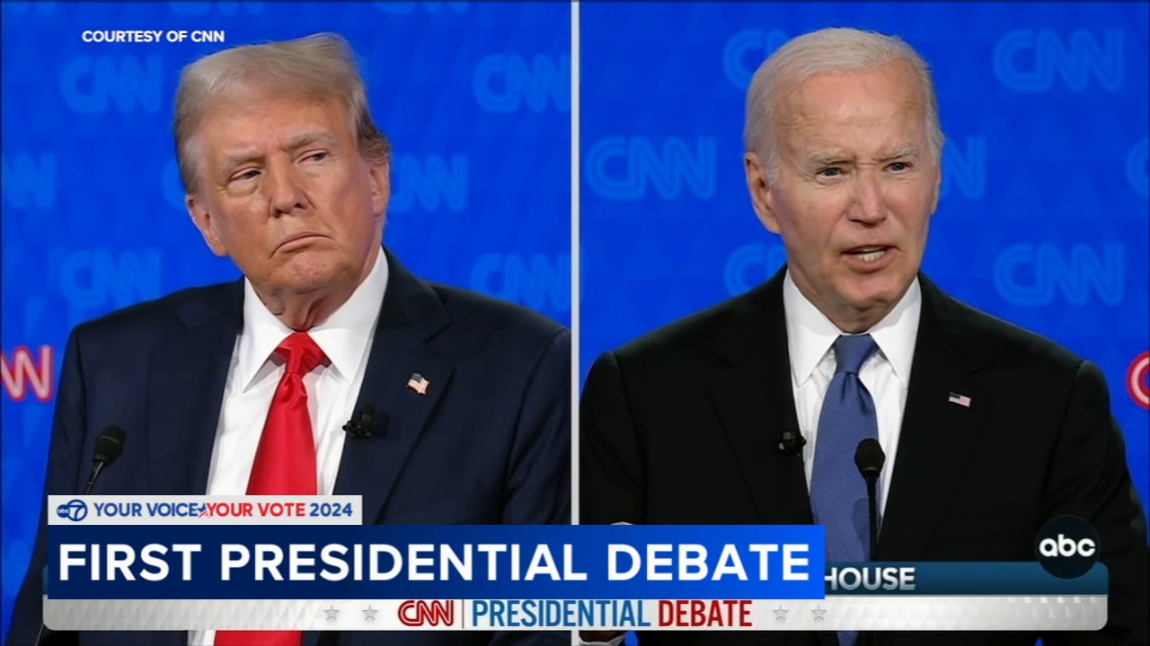 Trump and Biden squared off for the first time in the 2024 election season