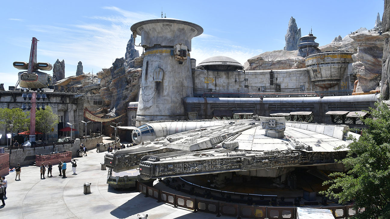The Star Wars: Galaxy's Edge attraction at Disneyland