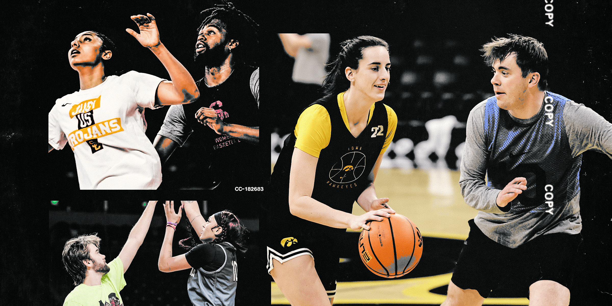 The men who practice against Caitlin Clark can’t stop her either The men who practice against Caitlin Clark can’t stop her either