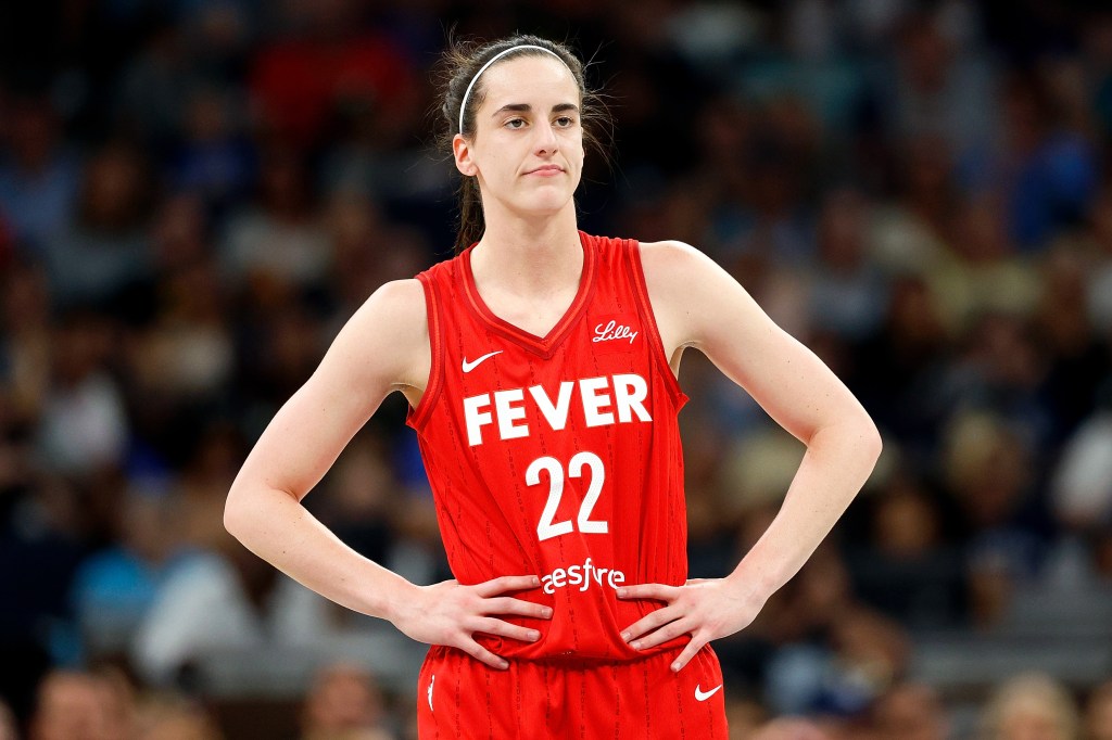 Caitlin Clark received a technical foal during the Fever's win over the Lynx on Sunday.