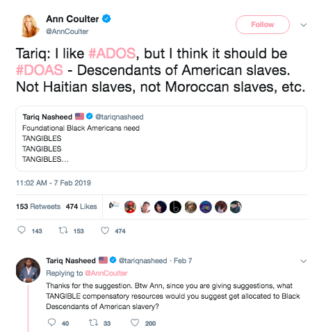 Ann Coulter Supports ADOS Ann Coulter Supports ADOS