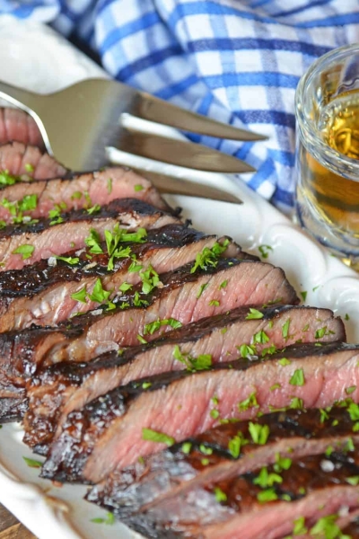 Sliced sirloin steak Sliced sirloin steak
